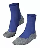FALKE Herren Laufsocken RU4 Endurance M So Baumwolle Funktionsmaterial antiblasen 1 Paar, Blau Athletic Blue 6451, 42-43