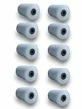10x 5cm Profesius Schaumstoff Lackierwalzen Lackrollen - feinschaum, beidseitig gerade - Malerrollen, Farbroller, Ersatzrollen, Schaumstoffrolle für das Streichen von glatten Oberflächen