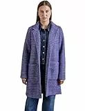 STREET ONE Damen A201981 Mantel in Woll-Optik, deep Lilac, 44