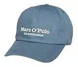 Marc O'Polo Herren Cap aus Bio-Baumwolle sportlich, Blau (Storm), One Size
