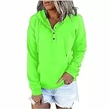 Generisch Kapuzenpullover für Damen,Fauststoß-Grafik, süßes Hundemotiv, langärmelig, Übergröße, Kapuzenpullover mit Taschen Elegant Hoodies Damen Pullover Sweatshirt