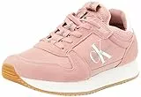 Calvin Klein Jeans Damen Runner Sneaker Sportschuhe, Mehrfarbig (Ash Rose/Bright White), 39