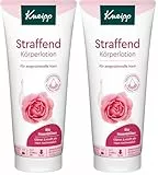 Kneipp Straffend Körperlotion - Bodylotion mit hochwertigem Extrakt aus Bio-Rosenblüten - Tiefenwirksam mit Pflanzen-Pflegeölen - Zieht schnell ein - speziell für die anspruchsvolle Haut - 200ml