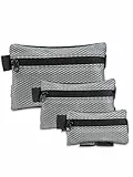 TACTICAL_GEEK Storage A5 EDC Aufbewahrungstaschen-Set, Mehrzweck-Haken und Schlaufen EDC Gadget-Tasche, Utility Kleine Werkzeugtasche, Trenner Taschenorganisator für den täglichen Gebrauch, Schwarz