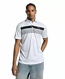 PUMA Herren West Polo Polos, White Glow-PUMA Black,