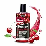 JOYDIVISION WARMup 150 ml Massageliquid mit Fruchtiger Kirsch Duft & Geschmack I Wärme-Effekt I wie Massageöl