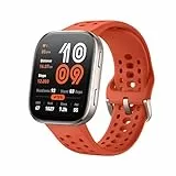 Amazfit Bip 6 Smart Watch 46mm, 14 Tage Akku, 1.97“ AMOLED, GPS & kostenloses Kartenmaterial, AI, Bluetooth Anruf Textfunktion, Gesundheits, Fitness Schlaf-Tracker, 140+ Trainingsmodi, 5 ATM, Rot