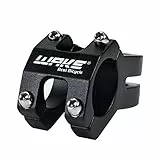 Wake Fahrrad Vorbauten, Aluminiumlegierung Mountainbike Vorbau, Fahrradlenker Vorbau für Die meisten Fahrrad BMX MTB Rennrad 31,8mm 45mm Schwarz
