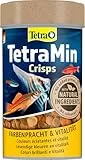 TetraMin Crisps - Fischfutter für alle Zierfische, nährstoffreiche Mischung für gesunde Fische und klares Wasser, 100 ml Dose