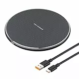 20W Kabelloses Ladegerät Schnellladung, Wireless Charger 20W Induktionsladegerät, Universelle Wireless Ladestation Kompatibel mit iPhone 17 16, Galaxy S23 S22 S21 S20 Note, Huawei, LG, Pixel, AirPods