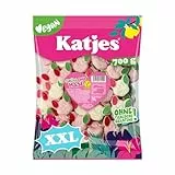 Katjes Grün-Ohr Hase Großpackung – Schaumzucker mit Fruchtgummi in Häschen-Form, fruchtiger Mix in unterschiedlichen Geschmacksrichtungen, vegan, 700 g