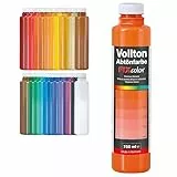 decotric Decolor Bunte Abtönfarbe Orange - 750 ml I Dispersionsfarbe für dekorative Anstriche und wasserbasierten Materialien I Hohe Farbkraft & Ergiebigkeit