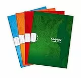 Calligraphe 7004C - Schulheft / Notizheft Calligraphe 17x22 cm, 24 Blatt, französische Lineatur, 70g, geheftet, farbig sortiert, 1 Stück