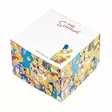 Grupo Erik Memo Block The Simpsons Notizzettel Block für To Do Liste Einkaufszettel oder Einkaufsliste 7,5 x 7,5 cm - Die Simpsons Merch