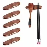 WANGCL Essstäbchenhalter aus Holz, japanischer Stil, Vintage-Stil, 5 Stück