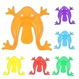 TOYMYTOY Froschspiel Springende, 24Stücke Kunststoff Frösche Spielzeug Kindergeburtstag Party Mitgebsel Kinder Kleinkinder FüR Kindergeburtstag Und Partys HüPfmatratze