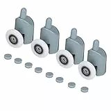 TOPINCN Unterbaurollen Aus Edelstahl, Umlenkrolle Für Die Rolle Unten, Glasschiebetür (Einzelrad)