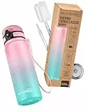 MY VESPERBOX® Edelstahl Thermosflasche Kinder [INK. STROHHALM & SIEB] - Isolierflasche für Jungen & Mädchen - Thermo Trinkflasche für Kindergarten & Schule - Auslaufsicher - BPA FREI