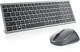 Dell KM7120W, Wireless, Multimedia, Tastatur und Maus Set, German (QWERTZ), schwarz