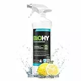BiOHY Fahrradreiniger (1L) + Sprühkopf | Bio Reinigungsspray für Rahmen, Glas & glatte Oberflächen | Hochwirksamer Schaum | Biologisch abbaubar | Ideal für E-Bikes & alle Fahrräder