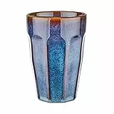 BUTLERS Latte Macchiato Tasse 330ml Porzellan -BERGAMO- Tee- und Kaffeebecher | Cappuccino Kaffee Tasse in Boho Landhaus Stil | Unikat mit Farbverläufen | Spülmaschinen- und mikrowellenfest