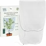 OwnGrown Pflanzenschutz Winter: 2X Winterschutz für Pflanzen – Atmungsaktive, lichtdurchlässige Schutzhülle für Pflanzen im Winter – Winterschutz für Kübelpflanzen – Frostschutz Pflanzen