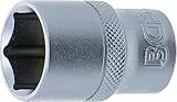 BGS Steckschlüssel-Einsatz Sechskant - 12,5 mm (1/2') - SW 19 mm