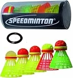Speedminton MIX Speeder - 5er Pack Speed Badminton/Crossminton Bälle gemischt inkl. Windring, gelb/rot/grün, einheitsgröße, 400206