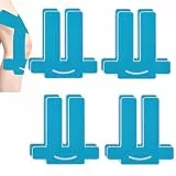 NELLHOMY 8Pcs Kinesiotapes Knie Vorgeschnitten, Kinesiologie Tape Sport Knie,Precut Tape Knie,Wasserfestes & Elastisches Physio Tape für Knieschmerzen