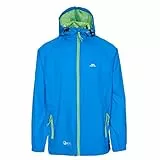 Trespass Unisex Qikpac Jacket Kompakt Zusammenrollbare Wasserdichte Regenjacke, Kobalt, S EU