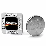 Energizer 635120 Uhrenbatterie Silberoxid 377/376/1,55 V, 2 Stück