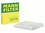 MANN-FILTER CUK 26 009 Innenraumfilter/Kabinenluftfilter - Pollenfilter mit Aktivkohle - für Pkw + Transporter