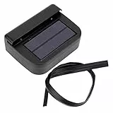 KIMISS Solar Auto Ventilator für Universalfahrzeuge - Solarbetriebener Ventilator für frische Luftzirkulation im Auto mit Kühlung und Entgiftung