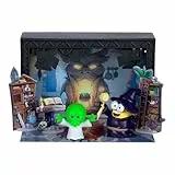 MINIONS Illumination Monster Soundstage Zaubererlager, 3 zum Sammeln und Kombinieren für Deine monströse Hollywood-Produktion, mit 2 Mini-Figuren aus Stars und Filmcrew und 3 passenden Requisiten