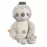 Fehn Einschlafhilfe Faultier – Baby Einschlafhilfe mit Soundmodul: Faultier Kuscheltier mit entnehmbaren elektronischem Soundmodul mit Cry-Sensor, Spieluhr für Babys und Kleinkinder ab 0+ Monaten
