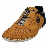 bugatti man Herren Mokassins, Männer Schnürer, Wechselfußbett,straßenschuhe,Freizeitschuhe,Derby schnürung,sportlich,Yellow (5000),44 EU/EU UK