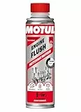 Motul Motorreiniger zur Anwendung vor dem Ölwechsel, Öl-Additiv zur Motorspülung für Benzin- und Dieselmotoren, Verschleißschutz, Mehr Leistung, weniger Verbrauch und Emissionen, Engine Flush, 300 ml