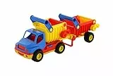 WADER ConsTruck Muldenkipper mit Kippanhänger Kipper Lastwagen LKW bunt