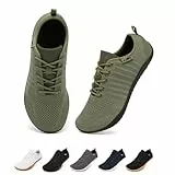 Merdoo Barfuss Schuhe Damen Barfußschuhe Herren Barfuß Sneaker Barefoot Squat Shoes Deadlift Schuhe Minimalistische Walkingschuhe Turnschuhe Grün 40