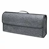 VBGURR 1Stück Kofferraum Organizer, Auto Kofferraum Organizer, Filz Auto box kofferraumtasche Toolbag - Geeignet für alle Fahrzeuge (Grau)