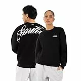 SMILODOX Sweatshirt Unisex Feyd Oversize Fit Rundhals Pullover mit Rückenprint & Brustlogo, lockerer Streetwear Sweater aus Baumwolle, Oversized Pullover für Herren und Damen