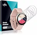 LϟK 6 Stücke Schutzfolie für Samsung Galaxy Watch 4 40mm/Galaxy Watch Active 2 40mm / Galaxy Watch Active- Folie HD klar Flexible Blasenfrei Kratzfest Premium-Qualität Flexibel Displayschutzfolie