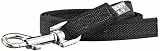 IDC Color & Gray gumierte Leine, 20 mm x 1 m ohne Schlaufe, Schwarz-Grau