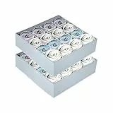 hinrey Schrank Organizer, Aufbewahrungsbox für Kleidung, Regale Kleiderschrank Organizer Schubladen Ordnungssystem