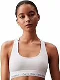 Calvin Klein Damen BH Bralette Unlined Sport, Weiß (White), S