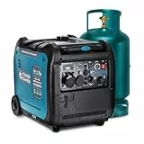 LPG/Benzin-Inverter-Generator KS 5500iEG S von Könner & Söhnen. stromerzeuger 5500 W,Schuko-Steckdose 230 V,CEE-Steckdose 230V 32A, 2 USB-Anschlüsse,powerstation,notstromaggregat EURO V.