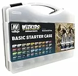 Vallejo Acrylicos 080260 WizKids Basic Start-Set Modellbau, verschieden, 8 ml (40er Pack)