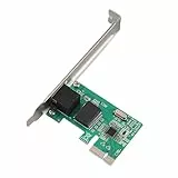 Annadue Netzwerkkarte für Realtek RTL8111E, 10/100/1000Mbps PCI-E Gigabit-Ethernet-Netzwerkkartenadapter, Support Plug and Play, für 98SE/Windows ME.