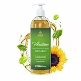Vibratissimo Natural 1000 ml Massageöl - Sanfte Pflege mit natürlichen Inhaltsstoffen - Vegan, Hautfreundlich, Gleitöl, Liebesöl