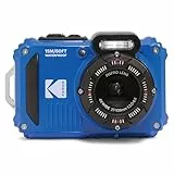 KODAK Pixpro WPZ2 - Digitalkamera Kompakt 16M Pixel, Wasserdicht bis 15m, Stoßfest, Video 720p, LCD-Bildschirm 2,7 - Li-Ionen-Akku, Blau